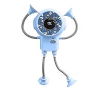 Portable Desk Fan, Personal Travel Cooling Device, Quiet Handheld Gear with Strong Airflow, Rechargeable Accessory for Daily Use, Fan with Modern Design, Outdoor Equipment for Beach Picnic Tent RV