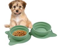 Portable Dog Bowl, Foldable Silicone Slow Feeder Dish, Multi-Functional Pet Travel Bowl for Cats, Outdoor Hiking, Car Rides, Beach Days, Camping, Daily Walks and More