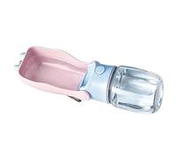 Portable Dog Water Bottle 320ml Leakproof Drinker Dispenser with Strap Use