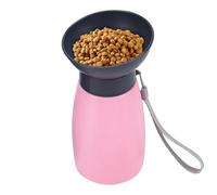 Portable Dog Water Bottle - Leak-Proof Design Handy Hydration Bottle | 600ml Travel Pet Dispenser | Drinking Container For Hiking Walking Road Trips Camping Park Car Outdoor Running Adventure