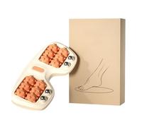 Portable Double Foot Massage Roller,2025 New Portable Dual Foot Massage Roller,Three Massages Techniques for Relax From Plantar Fasciitis and Improved Circulation,for Home&Office (Orange)