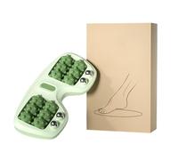 Portable Double Foot Massage Roller,2025 New Portable Dual Foot Massage Roller,Three Massages Techniques for Relax From Plantar Fasciitis and Improved Circulation,for Home&Office (Green)