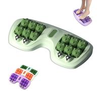 Portable Double Foot Massage Roller, 2026 New Dual Foot Massage Roller, Portable Dual Foots Massages Rollers,for Home and Office Use (Green)