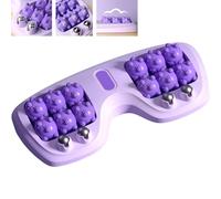 Portable Double Foot Massage Roller, foot roller massage, Ideal for home and office use, Bring home a relaxing experience after work (purple)