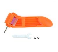 Portable Drill Bit Sharpener | 100 Grit Grinding Wheel Sharpens 2-12.5mm Bits | Electric Grinding Machine for Iron Drill Bits/Twist Drills/DIY Tools (Orange)