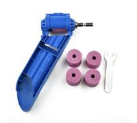 Portable Drill Bit Sharpener Corundum Wheel for Iron | Brown corundum wheel, grinds iron bits pour fast, restores cutting edge, prevents drill slipping, pour durable design