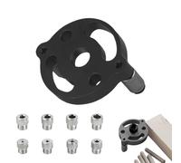 Portable Drill Guide - Handheld Metal Woodworking Tool Drill Hole Guide, Precision Carpentry Jig for Furniture Making Shop Corner Edge Cutting Slotting, Garage Carpenter DIY 2,76x2,76x2,28 Inch