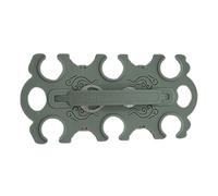 Portable Drink Carrier - 6 Can Beverage Holder, Reusable Handle Grip with Opener, Metal Carry Tool with Strength, Outdoor Party Accessory, Drink Organizer for Friends, Family, Colleagues, Adults