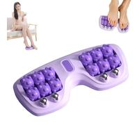 Portable Dual Foot Massage Pieds, Dual Foots Roller Massager, Foot Massager Pied for Plantar Fasciitis Relief, rouleau massage pied, Deep Tissue Muscle Massage for Home and Office Use