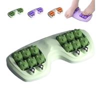 Portable Dual Foot Massage Roller, 2025 New 3 in 1 Foot Massager Roller, Pressure Point Massage Roller, Suitable for Young and Old, Ergonomic Foot Zoning (Green)
