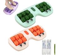 Portable Dual Foot Massage Roller, 2025 New Foot Roller Massager Plantar Fasciitis, Dual Rollers, Portable Foots Massage Tool, for Home and Office Use (2pcsC)