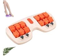 Portable Dual Foot Massage Roller, Foot Roller for Plantar Fasciitis, Foot massager for Home and Office Use