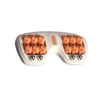 Portable Dual Foot Massage Roller, Foot Roller Massager, Deep Tissue Muscle Massage, Stress Relief for Home and Office Use (Orange)
