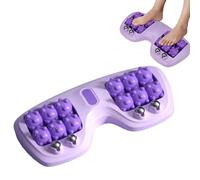 Portable Dual Foot Massage Roller,Rouleau de massage double pour les pieds,Rouleau de massage des pieds portable,Massage pieds circulation sanguine,Rouleau massage pied avec billes magnétiques
