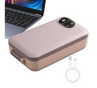 Portable Electric Lunch Box, Food Warmer Heater Container, 10.39x4.8x2.75 Inches Heated Meal Box with Fast Warming Function, Leak Resistant Food Storage Warmer, Travel Lunch Heating Container for Work