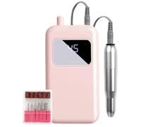 Portable Electric Nail File, 45 Speed Nail Gel 5cm, with Remover Manicure System, Lightweight Quality Design Unit, Easy Control Gear, Versatile Nails Trimming Tool, for Beginners and Pros Uses