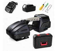 Portable Electric Strapping Machine for 10-16mm PP PET Strap(Black) | Automatic Strapping Tool with 4000 mAh Rechargeable Lithium Battery LED Screen and Toolkit for Packaging Box Carton