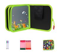 Portable Enfant Doodle Planches, Bloc de dessin effaçable, Enfant Doodle Planches, Réutilisable Double Face Livre Dessin Enfant, Tablette Dessin Enfant 2-3-4-5 ans Effaçable, pour Garçons et Filles