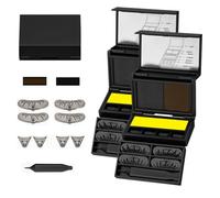 Portable Eye Makeup Kit Eyeliner Stamp Set Waterproof Smudge Proof Stamps | Kit de Tampons Eyeliner et Cils Inférieurs 3 en 1, Palette de Maquillage pour Yeux (2PC)
