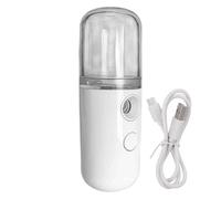 Portable Face Humidifier, 30ml Cordless Steamer with Lid, ABS PC Material, Deep Cleaning, Moisturizing Mist, Compact Handheld Design, Skin Hydration