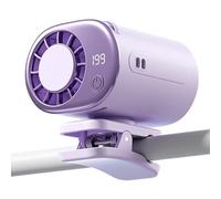 Portable Fan 360 Degree Rotation Indicator And LED Speed Display Clip On