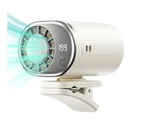 Portable Fan 360 Degree Rotation Indicator And LED Speed Display Clip On