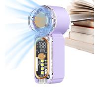 Portable Fan Handheld 3 Speed Adjustable Quiet USB Rechargeable