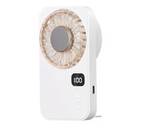 Portable Fan Handheld with Digital Display Mini Fan with Stand for Women