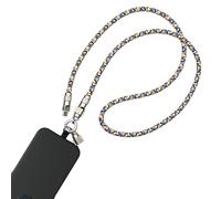 Portable Fast Charge Cable, Phone Lanyard, 2 in 1 Charging Lanyard, Anti Theft Phone Strap, Nylon Wear Resistant Design, Secure Wearable Design for Tablet Smartwatch Earphones Laptop