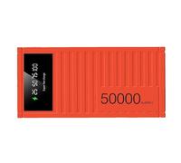 Portable Fast Charger, 66W 50000mAh ABS Power Bank with LED Display for Phone Charging, Hiking, Camping, Outdoor Activities, Travel, Daily Carry