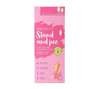 Portable Female Pee Funnel - 10 Piece Waterproof Urinal Device Set, Ergonomic Hygiene Accessory, Lightweight Outdoor Convenience Equipment | For Women Girls Pregnant Individuals Camping