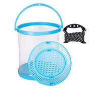 Portable Fish Container, Small Clear Aquarium with Handle and Leakproof