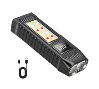 Portable Flashlight, Handheld Torch, ABS Magnet Light, Waterproof Design, Long-Range Beam, Strong Illumination, Compact Size, Easy to Carry, Perfect for Hiking, Car, Exploration, Survival, 9.6x3.2cm