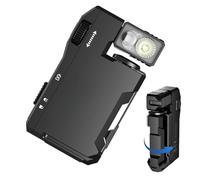 Portable Flashlight, Super Bright Work Light, Rechargeable Magnetic Torch, Modes Hands Design, Compact Survival Gear and Cool Gadget for Hiking, Camping, Outdoor, Travel, 2.44x1.46x0.59 Inches
