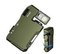 Portable Flashlight, Super Bright Work Light, Rechargeable Magnetic Torch, Modes Hands Design, Compact Survival Gear and Cool Gadget for Hiking, Camping, Outdoor, Travel, 2.44x1.46x0.59 Inches
