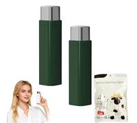 Portable Floss Pick Box, Travel Floss Pick Dispenser, for Cleaning Teeth and Oral Care at Dating, Travel, Hotels (2pcs green)