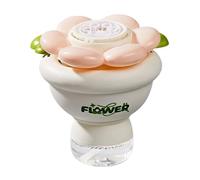 Portable Flower Bubble Blower, Automatic Bubble Machine with Colorful LED Lights for Parties, Backyard Fun, Beach, Pool, Camping, Travel, Vacation, Wedding, Indoor and Outdoor Entertainment
