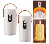 Portable Foldable Mini Dryer,Compact Electric Drying Machine with Dry Bag,Silent Design,Auto-off Timer,Hanging Portable Clothes Fast Drying Machine for Travel (1)