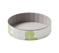 Portable Foldable PVC Pet & Family Pool - Round Non-Inflatable Stock Tank | Portable: Crafted from robust, non-inflatable PVC, this pool features a foldable design for effortless storage