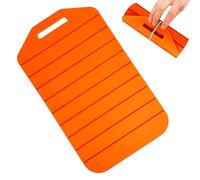 Portable Foldable Silicone Cutting Board - Chop Anywhere | Lightweight Camping Eşsential For Backpacking Road Trips | Dishwasher Safe Non-Slip Flexible, Perfect For Outdoor Kitchen RV Travel
