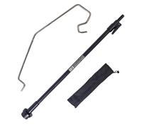 Portable Folding Camping Lantern Pole - Adjustable Stainless Steel Stand
