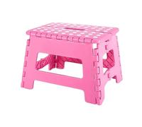 Portable Folding Step Stool For Outdoor Fishing, Light Stool(Pink)