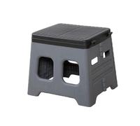 Portable Folding Toilet - 12.01 Inch Travel Commode with Lid | Durablé PP