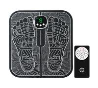 Portable Foot Massager, Rechargeable Massage Pad, Discomfort Relief Device, 8 Mode Vibration Unit, for Home Apartment Office Daily Travel Outdoor Men Women Elderly Foot Care 11.81x11.81 inches