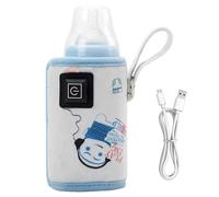 Portable Formula Warmer | Battery Operated Bottle Warmer | Rechargeable Insulated Bottle Warmer | Fast Heating Leakproof Travel Bottle Warmer for Travel, Outdoor, Picnic