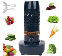 Portable Fruit and Vegetable Washing Machine,Fruit and Vegetable Purifier Cleaner Washing Machine,Ultrasonic Fruit Vegetable Cleaner,IPX7 Waterproof Wireless Food Purifier for Fruits Vegetables，Blue