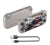 Portable Game Console M17 Retro avec Plus De 20000 Jeux, Consoles De Jeux Vidéo À Écran IPS De 4,3 Pouces, Console De Jeu Linux System Retro Open Source, Console De Jeu Portable-M17||128G