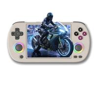 Portable Game Console RG40XX H, Écran IPS Préinstallé L-inux Système 64 Bits Prend en Charge 5G WiFi Bluetooth HDMI Et Sortie TV Console De Jeu Rétro-Grey||128G