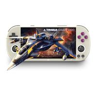 Portable Game Console TRIMUI Smart Pro, Système Linux À Écran IPS De 4,96 Pouces, Consoles De Jeux Vidéo Rétro Portatives avec Carte TF 64G / 128G / 256G-Grey||128GB