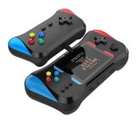 Portable Game Console X7M Retro | Console De Jeux Vidéo Portable À Écran LCD De 3,5'' avec Batterie Rechargeable | 500 Classic FC Games Support TV Connection-Black||Two-Player